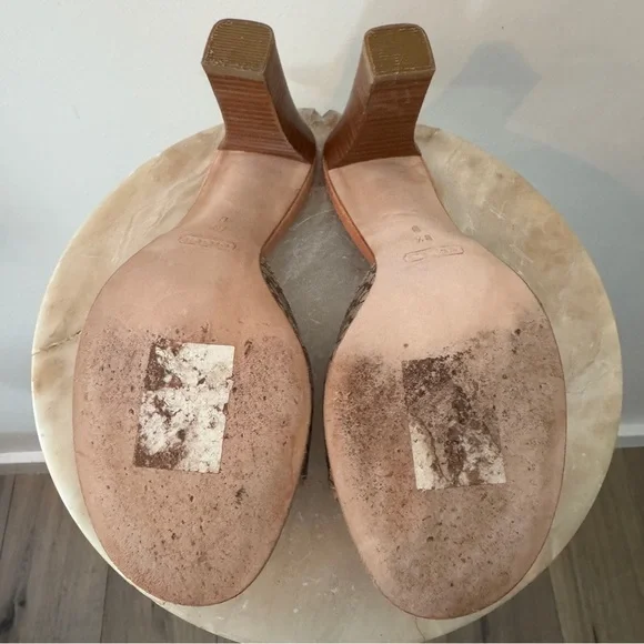 Coach Women's Daryn Slide Heels Size 8.5 - Picture 10 of 15